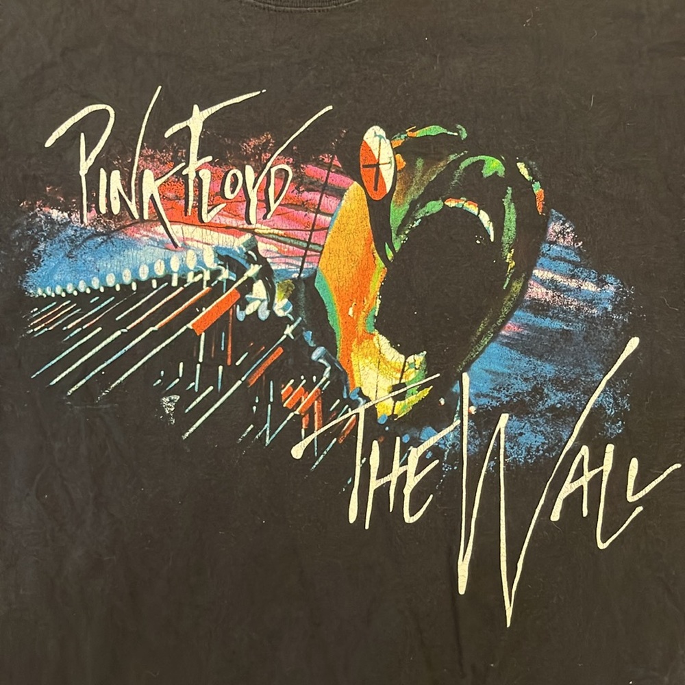 Pink Floyd The Wall Size XL On‎ Hanes Heavyweight